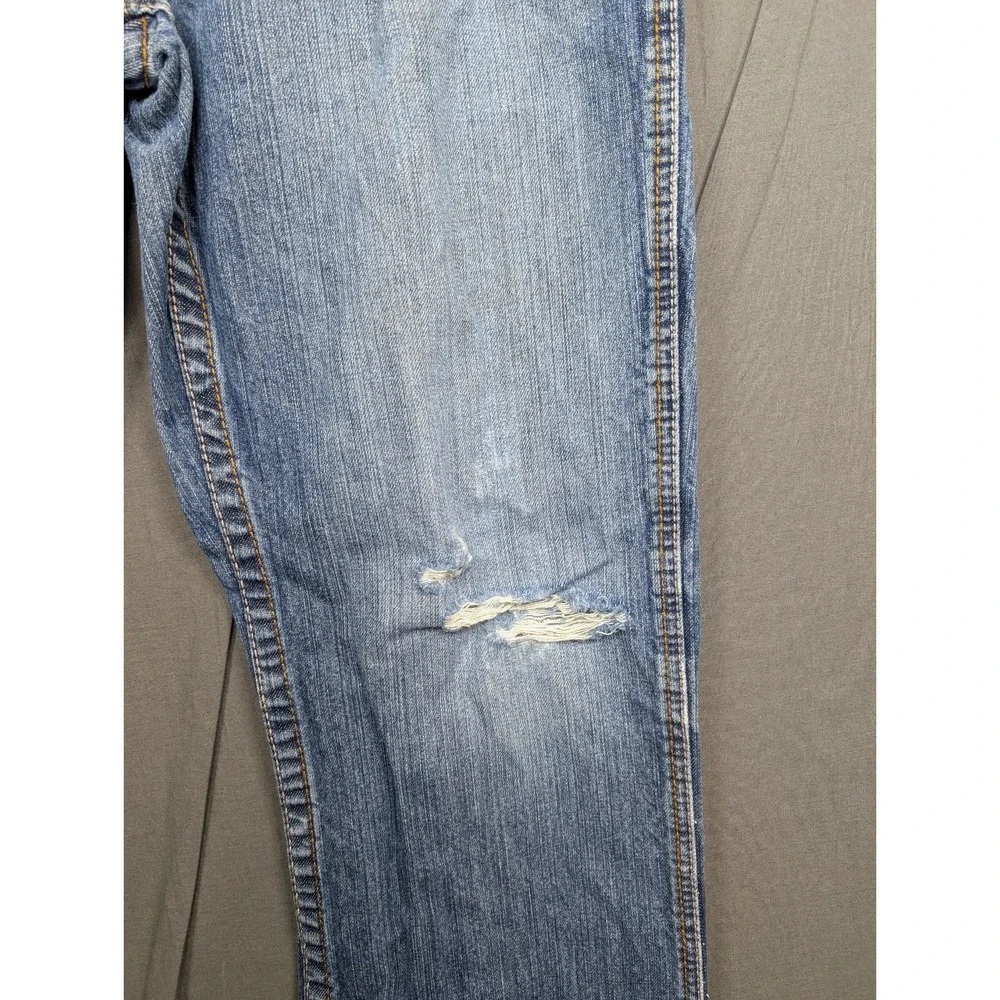 Ariat Men Jeans 34x30 Blue Denim Relax Boot Medium Wash - Picture 3 of 10